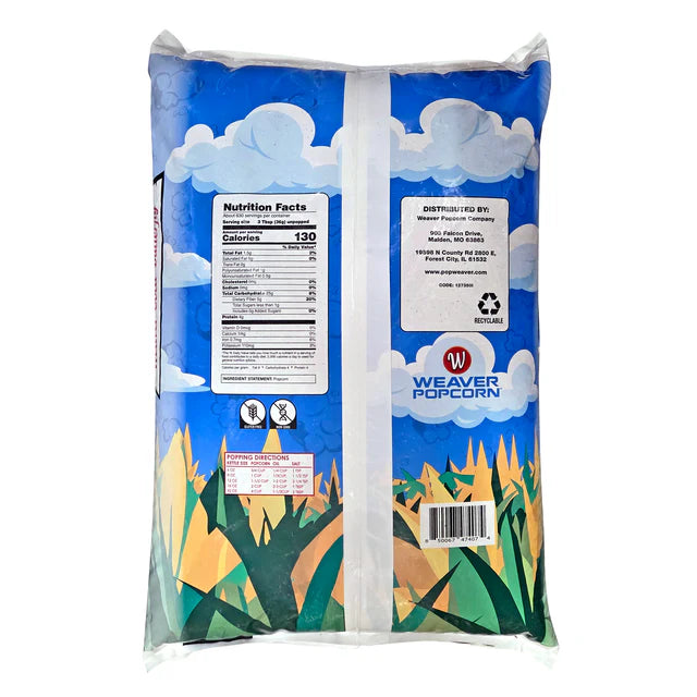 Weaver Gold Butterfly Popcorn Kernels 22.7kg
