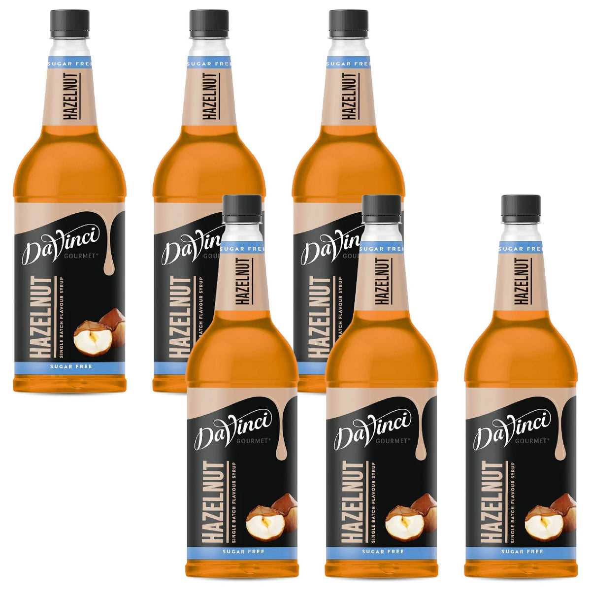 DaVinci Gourmet Sugar Free Hazelnut Syrup 1 Litre