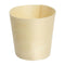 Fiesta Compostable Wooden Sauce Pots 38ml / 1.25oz - Pack of 100