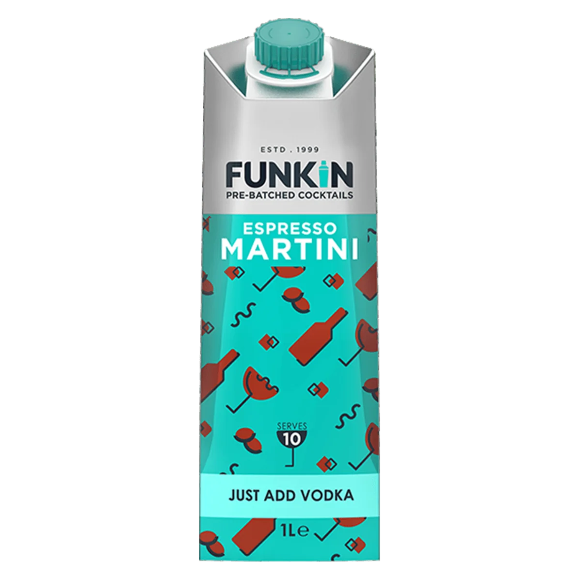 Funkin Pre-Batched Cocktails Espresso Martini Mixer 950ml