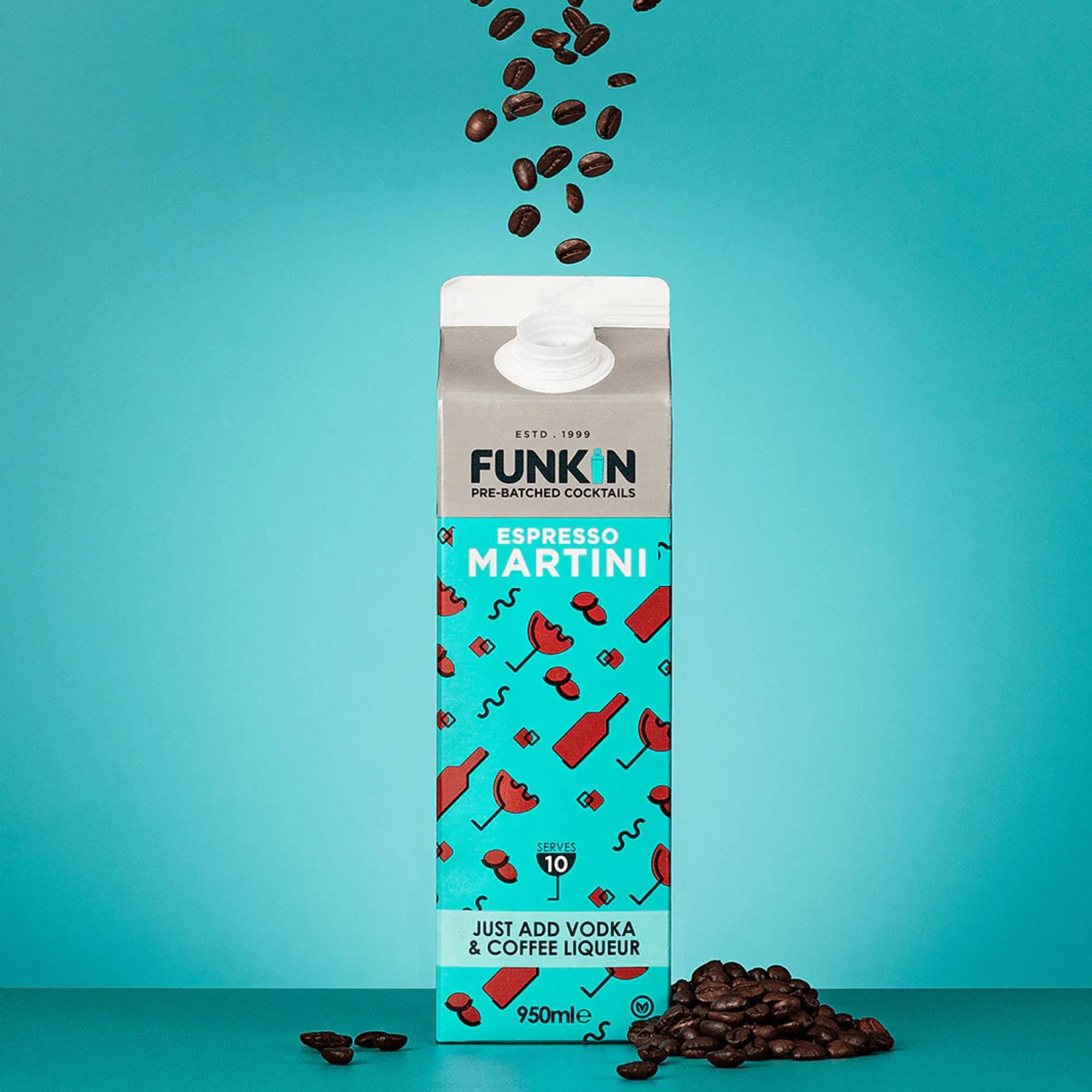 Funkin Pre-Batched Cocktails Espresso Martini Mixer 950ml