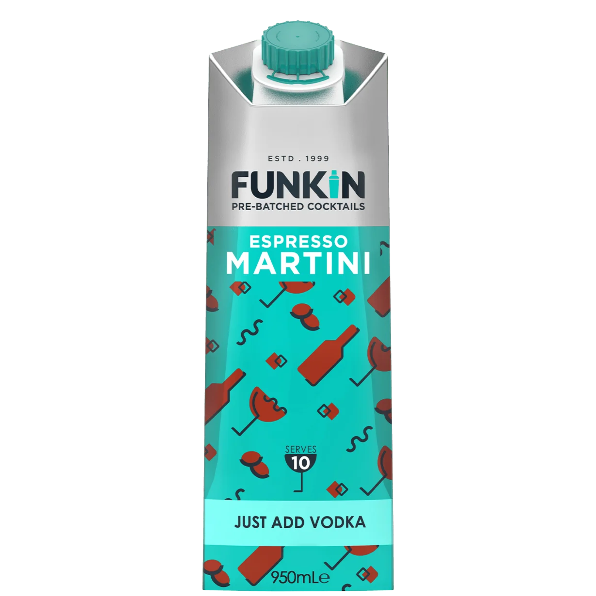 Funkin Pre-Batched Cocktails Espresso Martini Mixer 950ml