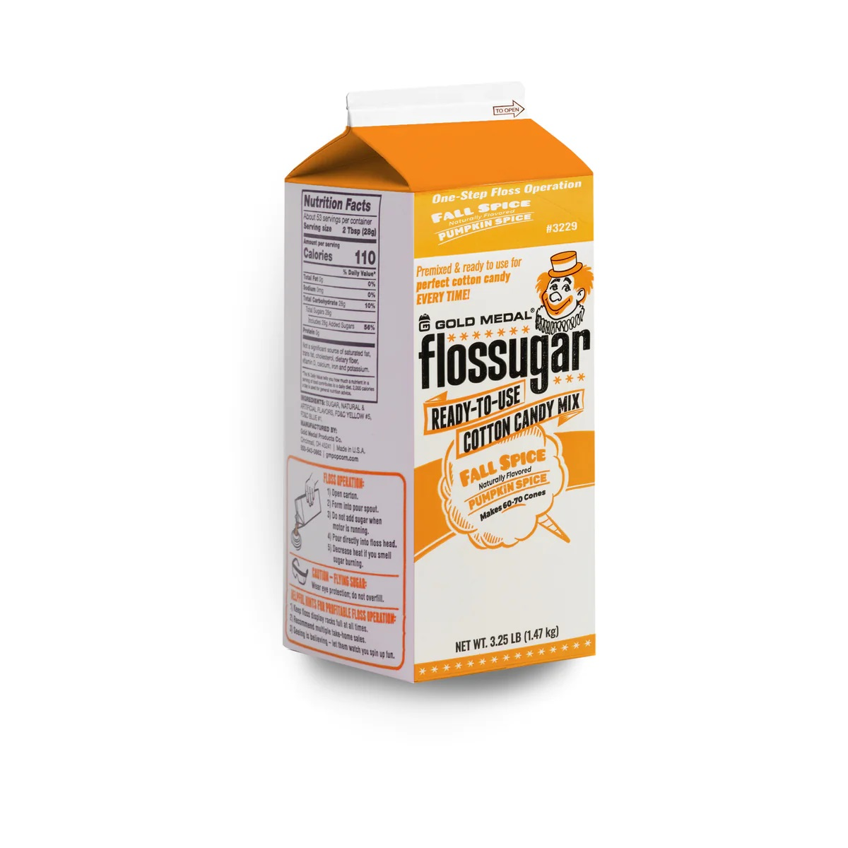 Gold Medal Flossugar Candy Floss Sugar 1.47kg