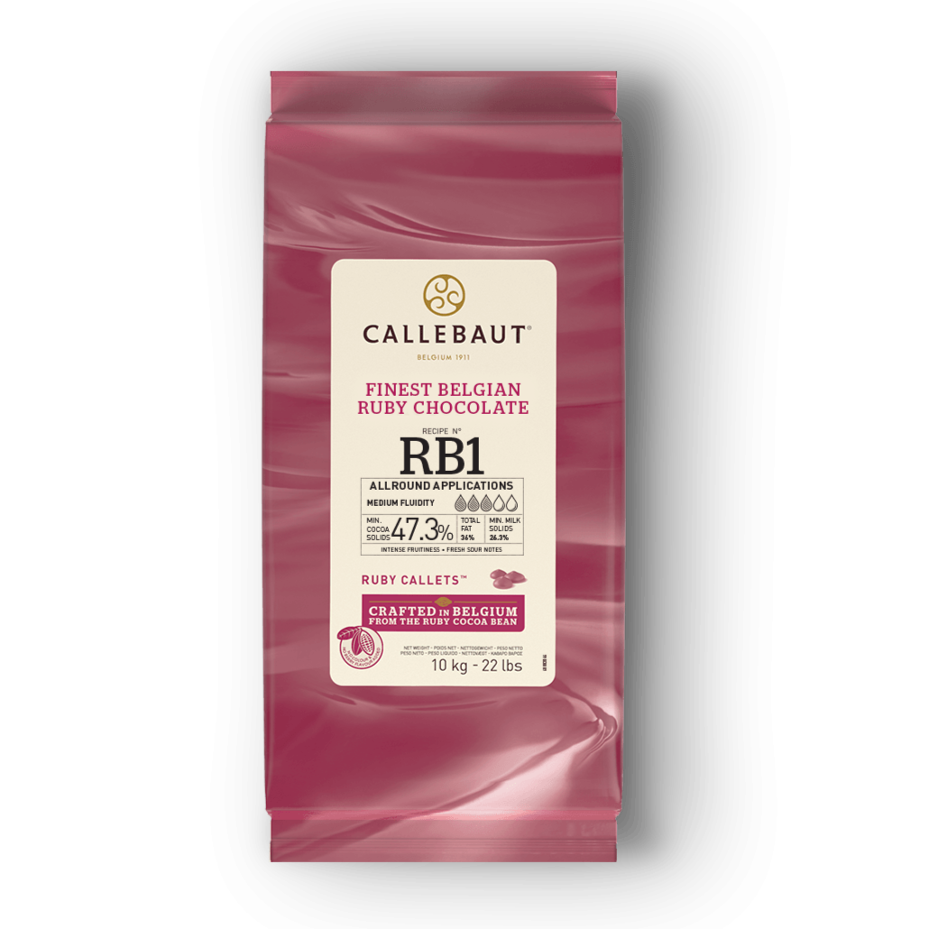 CALLEBAUT Ruby Chocolate Callets 10KG