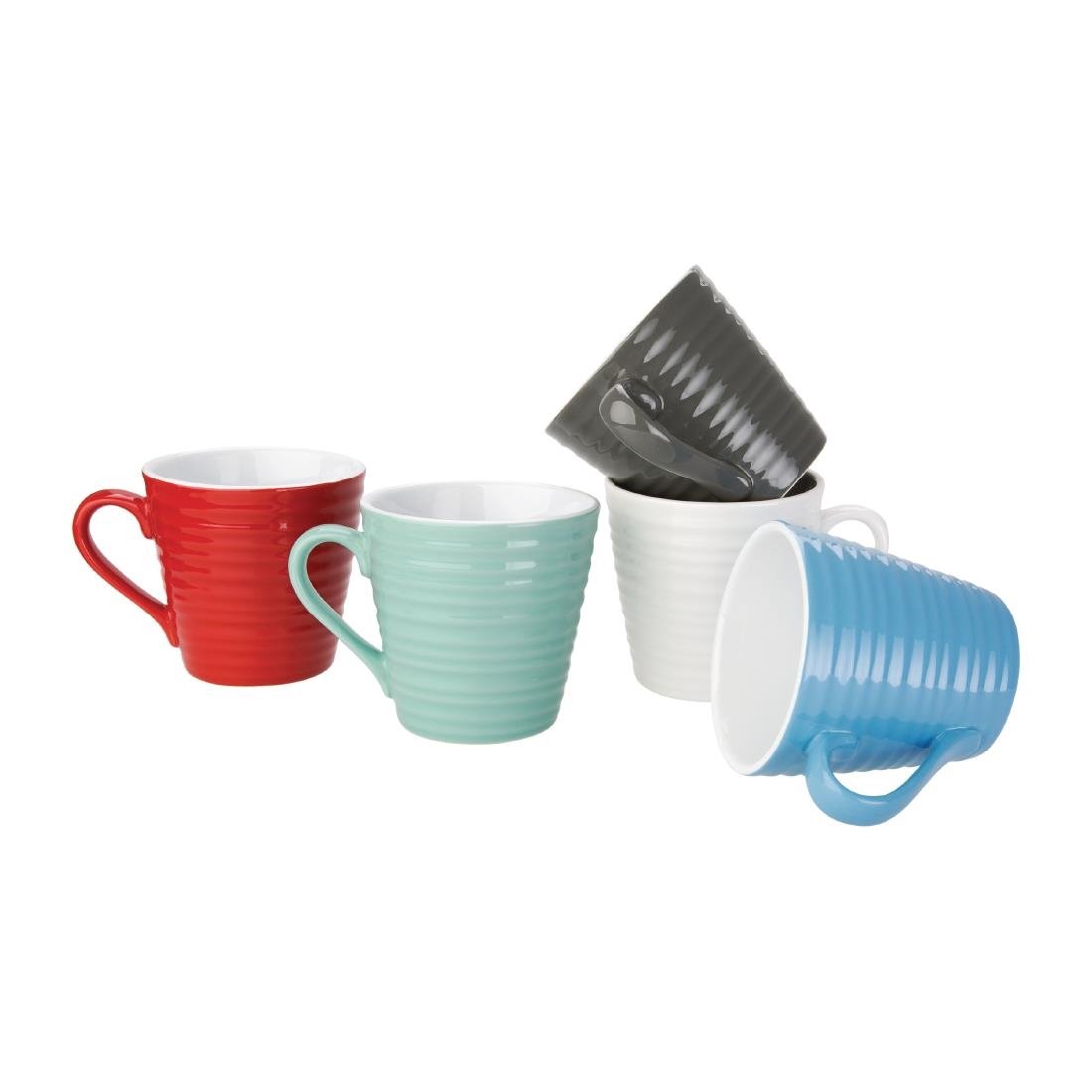 Olympia Cafe Aroma Mug Charcoal - 340ml 11.5fl oz (Box 6)