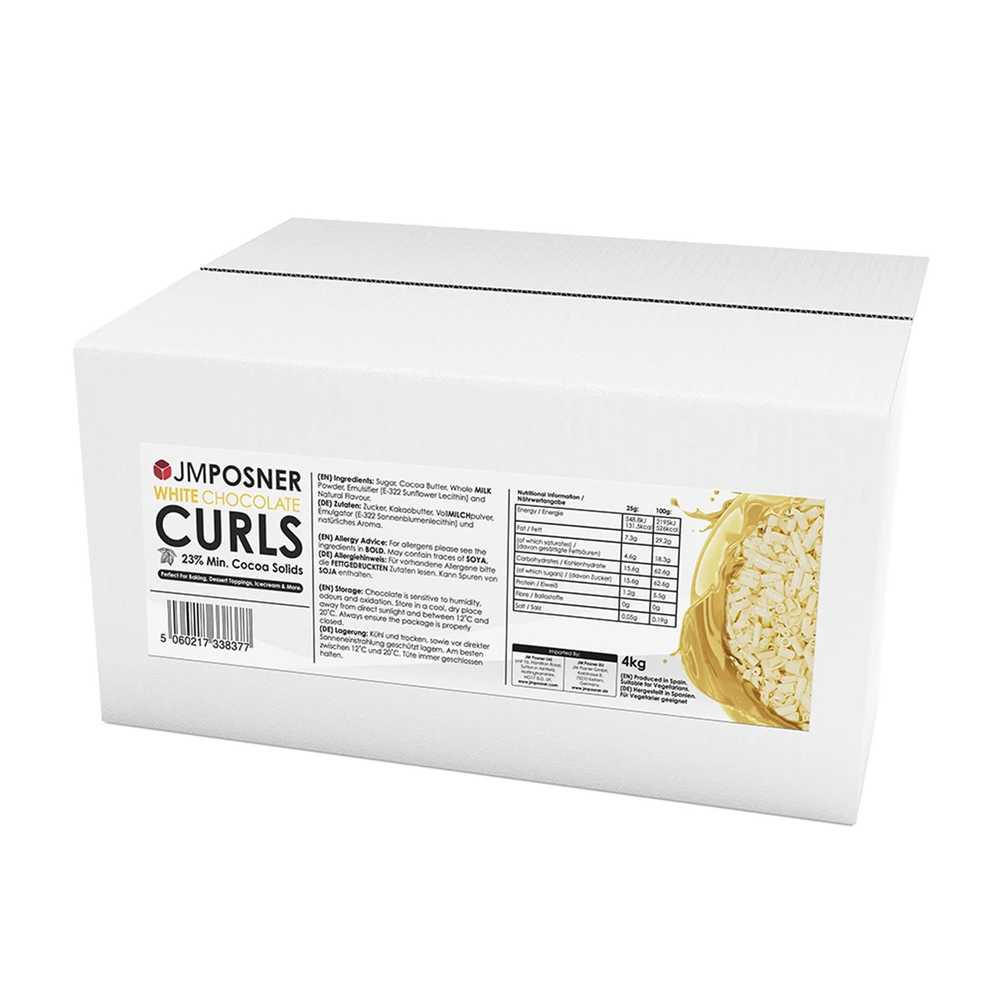 JMPOSNER White Curls 4KG (Rainforest Alliance – cocoa MB)
