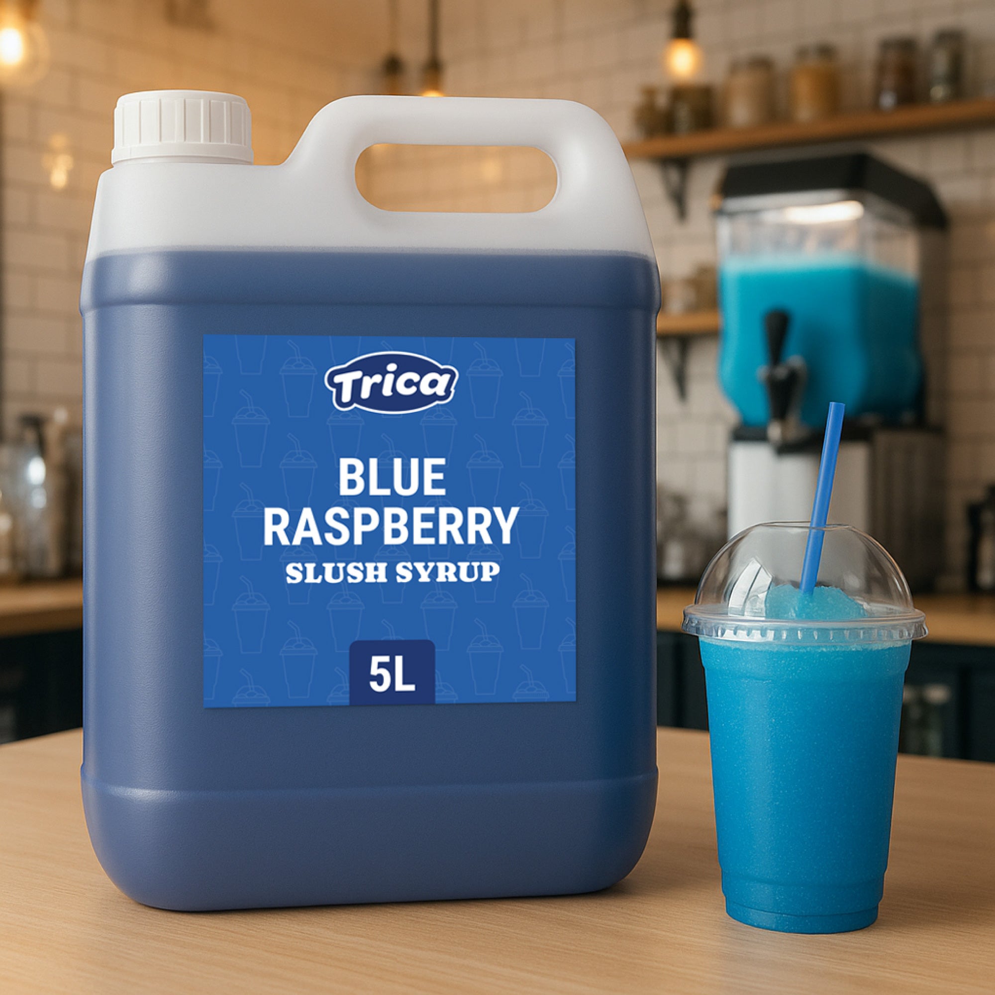 TRICA Blue Raspberry Slush Syrup 5 Litre