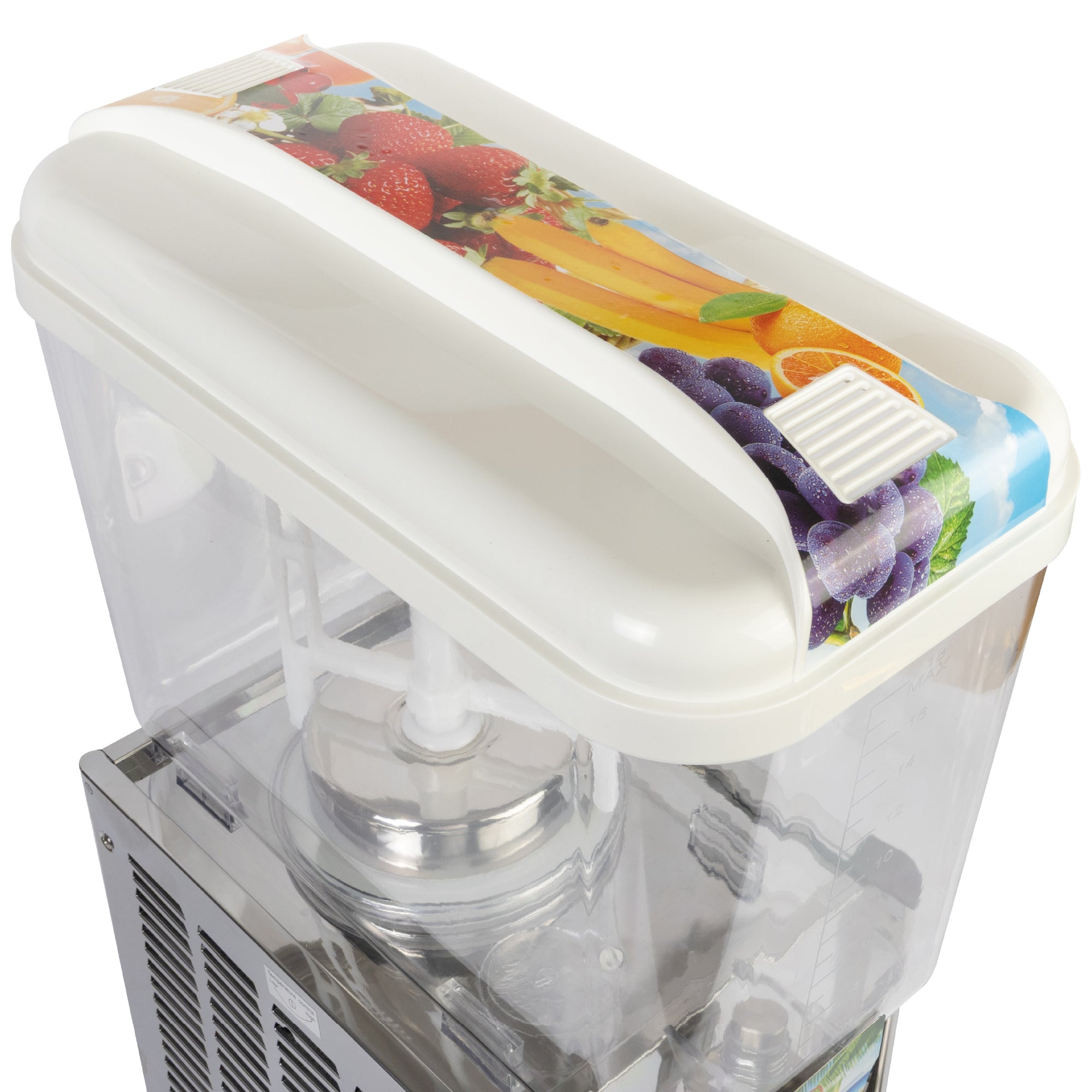 Haxro Juice Dispenser lid with fruit design – durable top cover for beverages