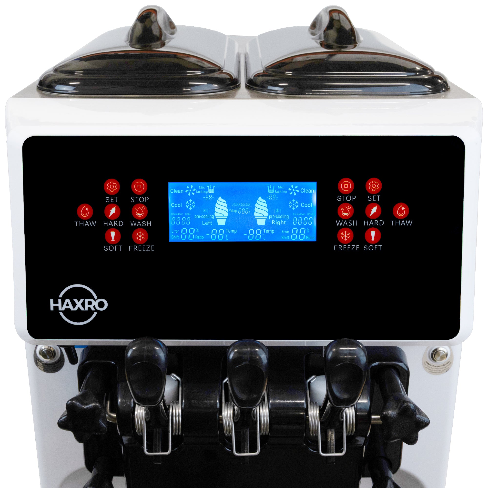 Haxro Triple Soft Serve Ice Cream Machine  6L × 3