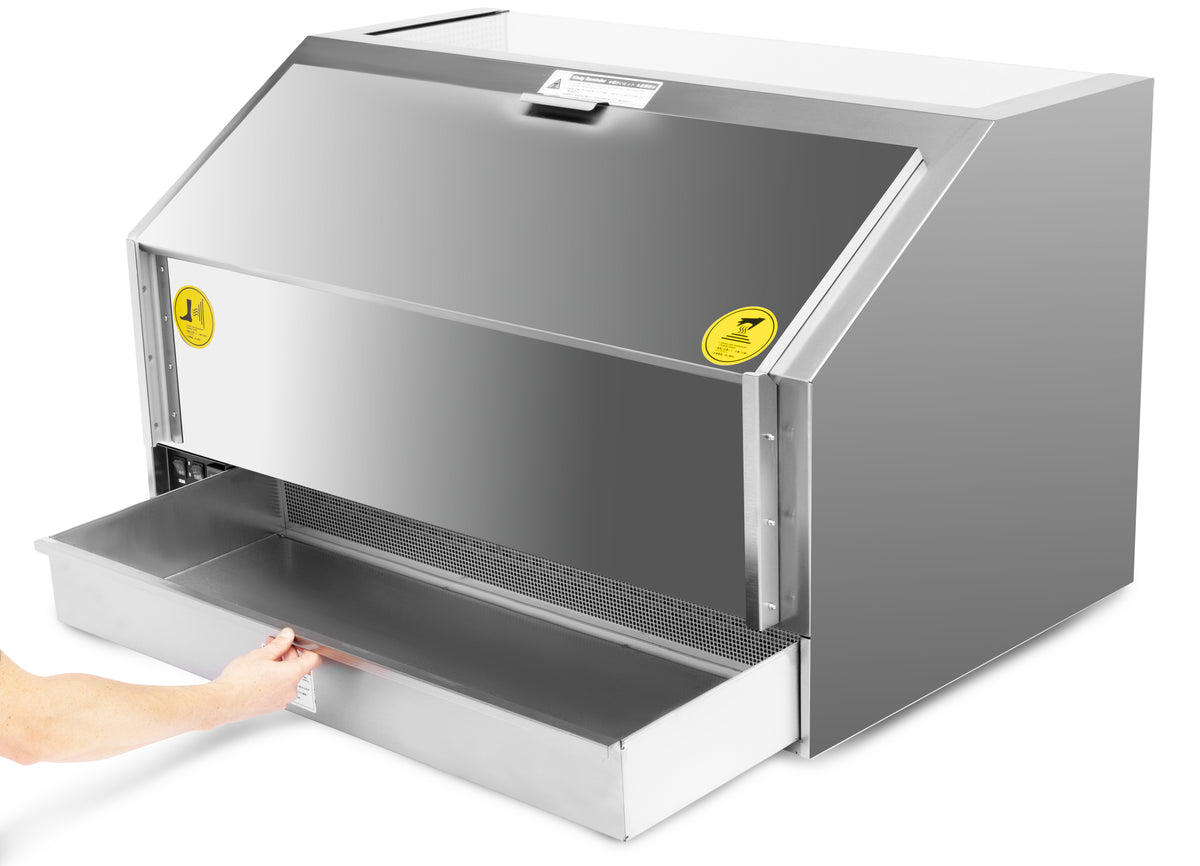 HAXRO Counter Display Popcorn Warmer 72oz-60L - 4 Compartments