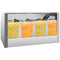 HAXRO Counter Display Popcorn Warmer 72oz - 4 Compartments