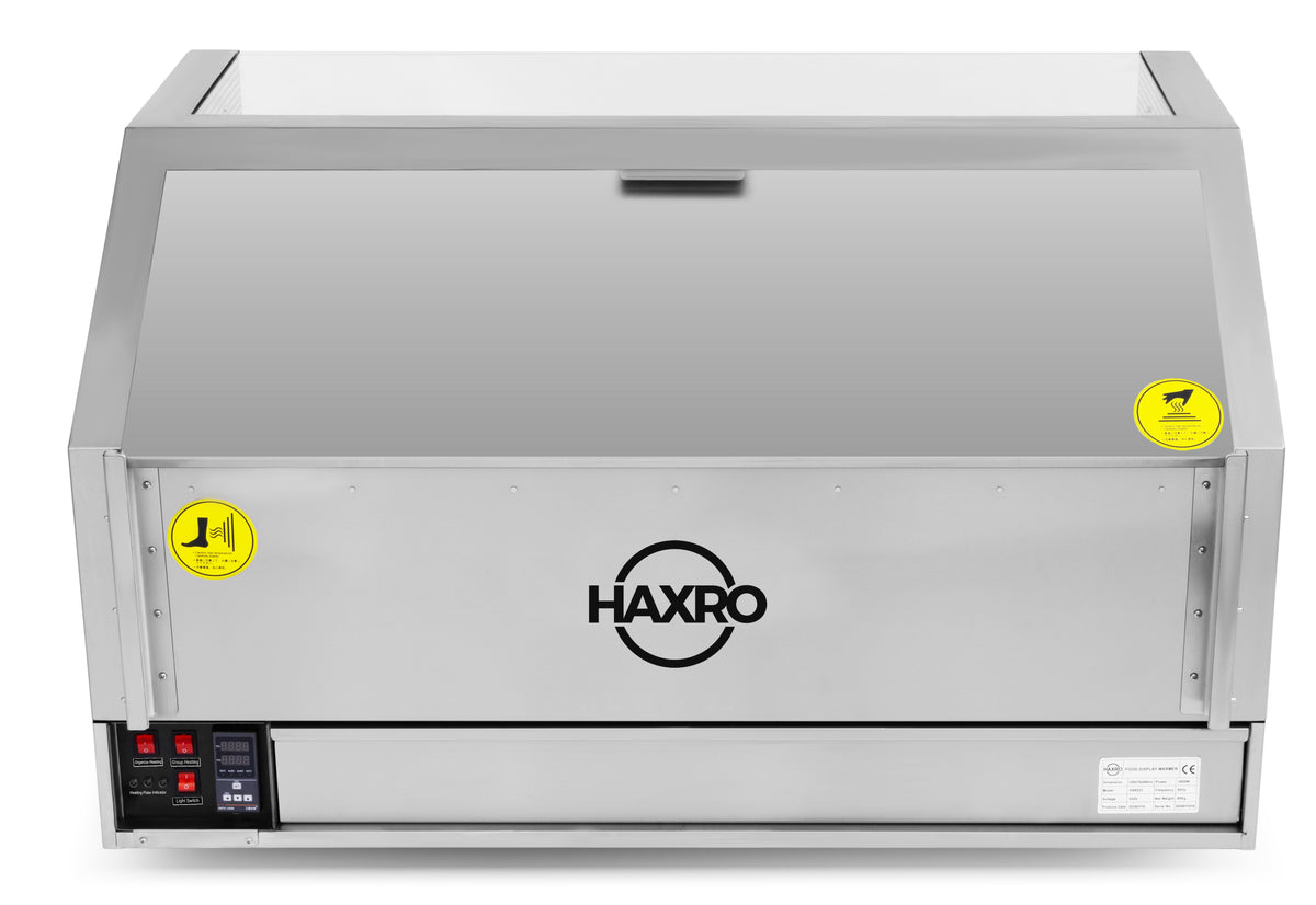 HAXRO Counter Display Popcorn Warmer 72oz-60L - 4 Compartments