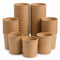 DEXLO 26oz Soup Containers Brown - Pack of 500