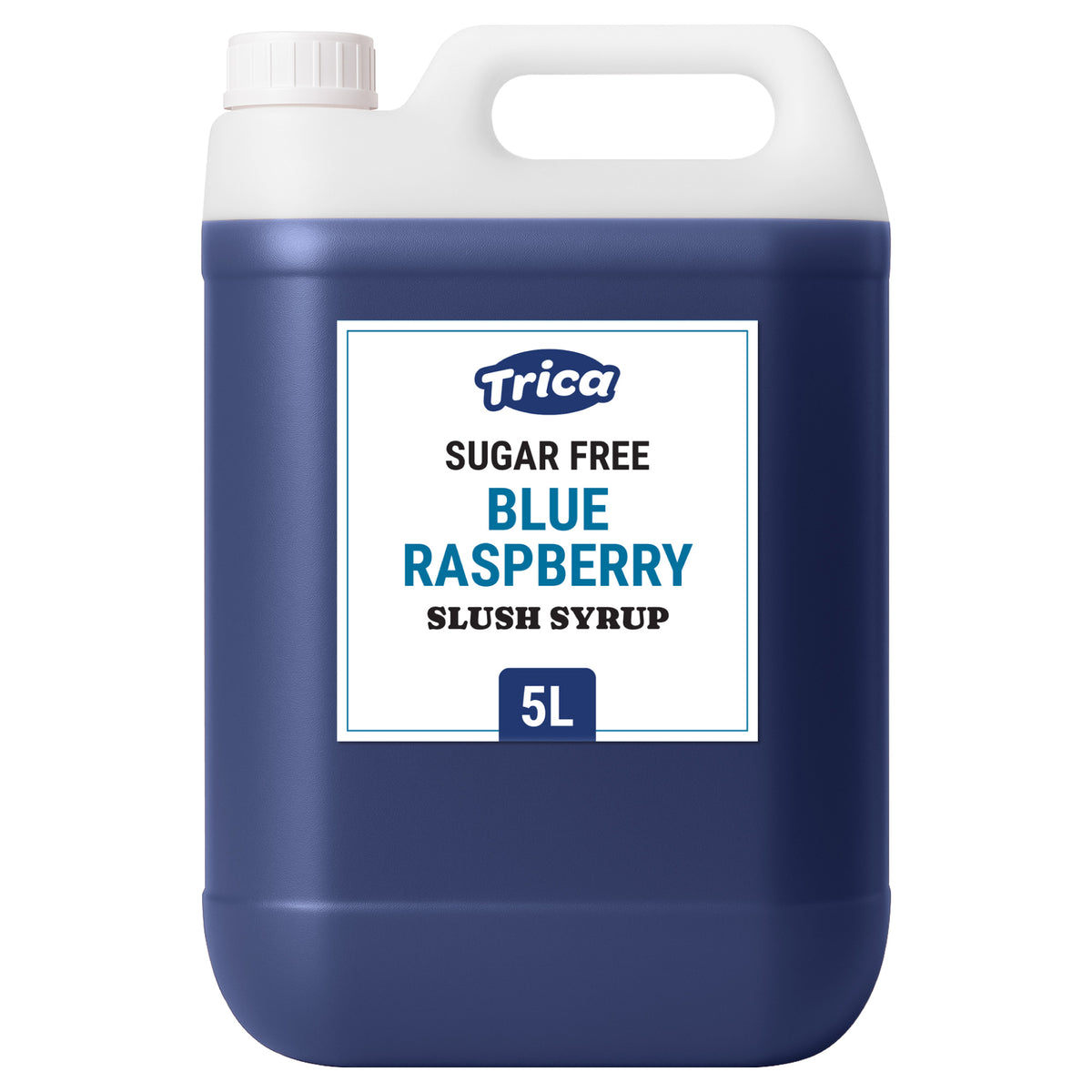 TRICA Sugar Free Blue Raspberry Slush Syrup 5 Litre