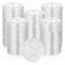 DEXLO Flat Slush Cup Lids 7 to 10oz 78mm - Pack of 500
