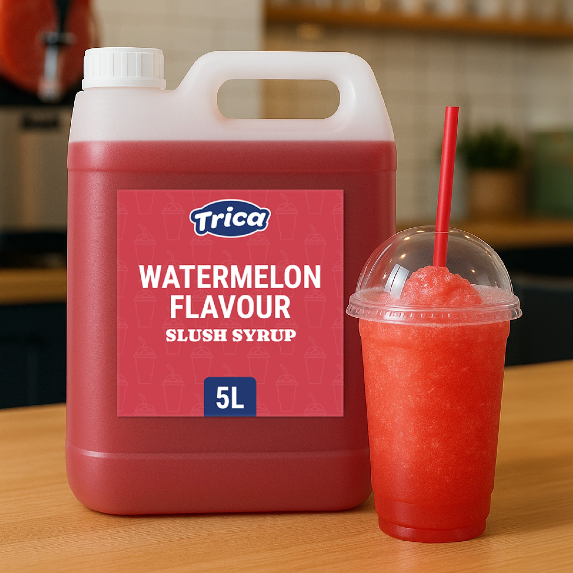 TRICA WATERMELON SLUSH SYRUP 5 LITRE