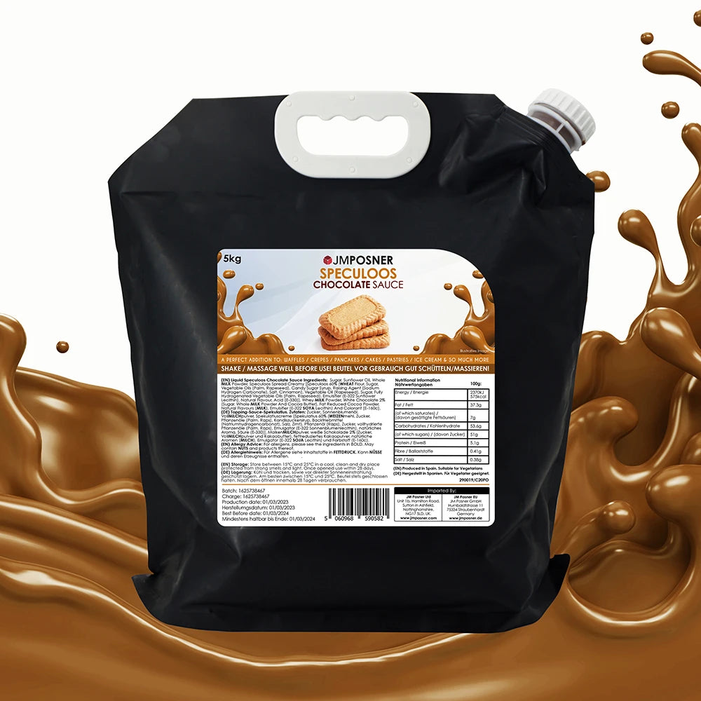 Liquid speculoos chocolate sauce 5 kg bag