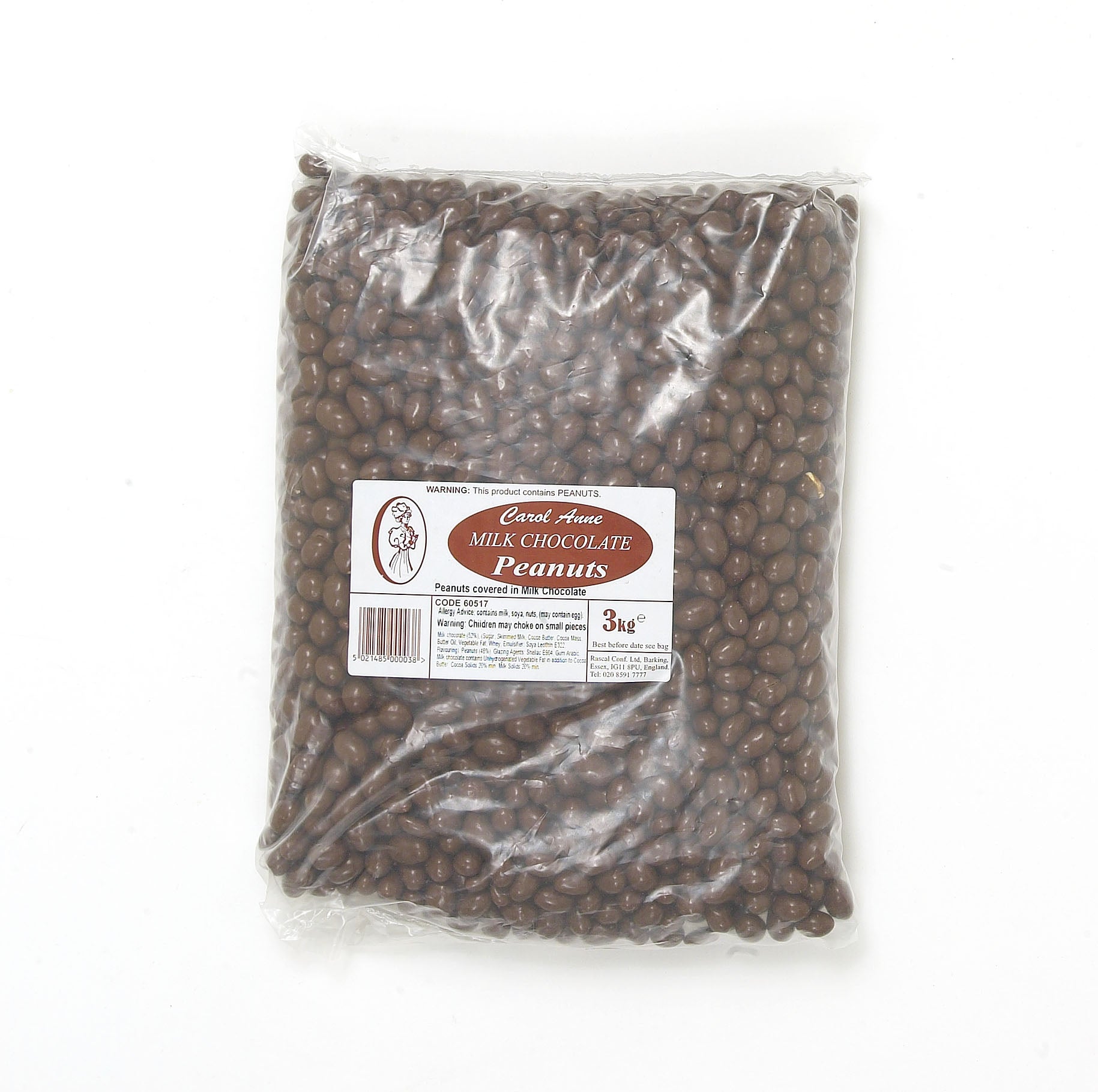 Carol Anne Milk Chocolate Peanuts 3kg