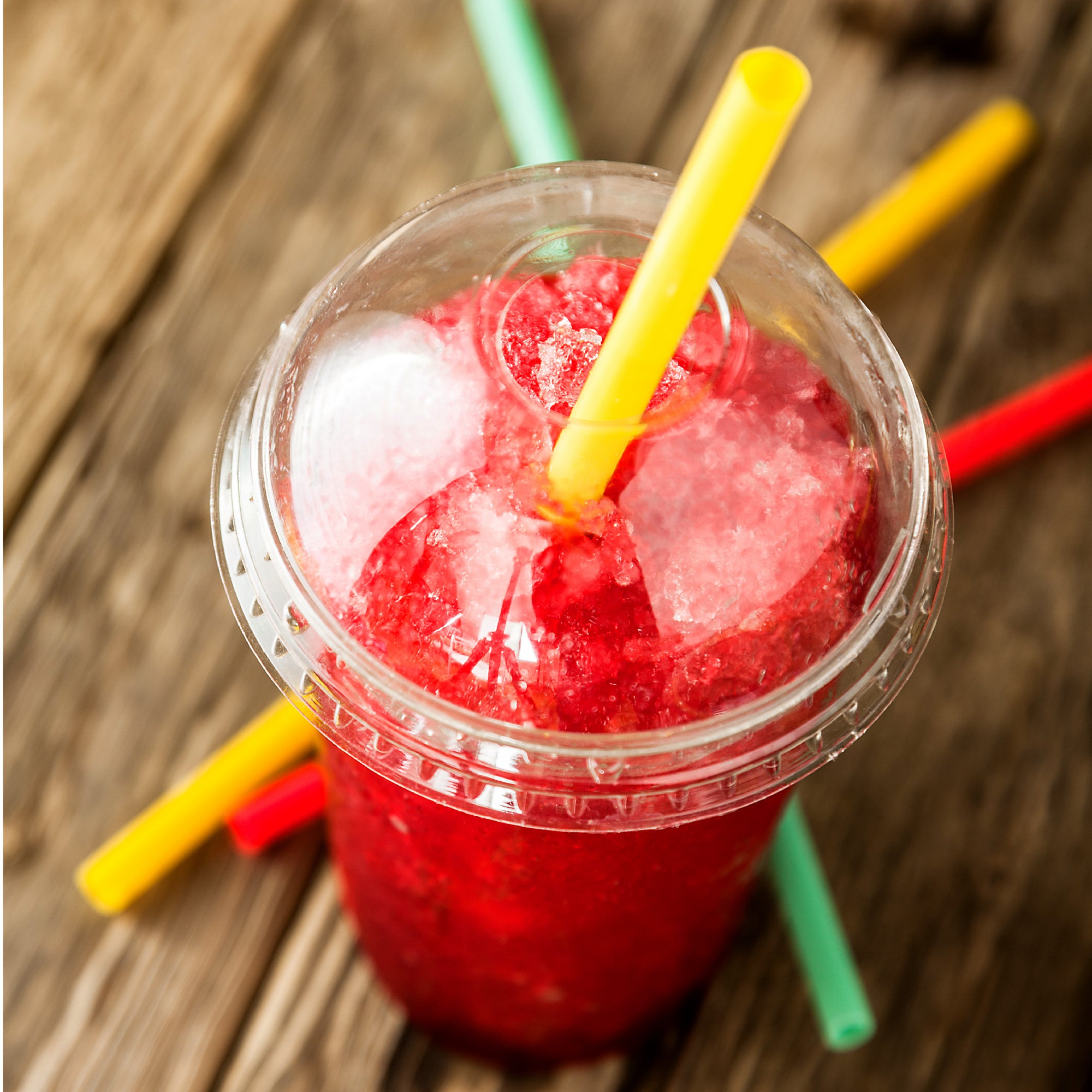 DEXLO Slush Cups With Dome Lids 7oz - Pack of 1000