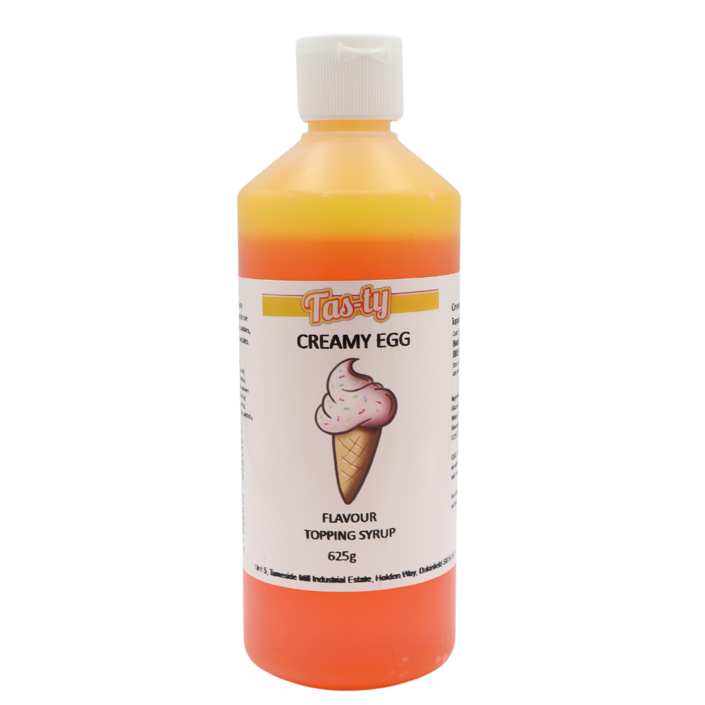 TAS-TY Classic Raspberry Ice Cream Topping Sauce - Big 6KG Wholesale Bottle For Milkshakes & Desserts