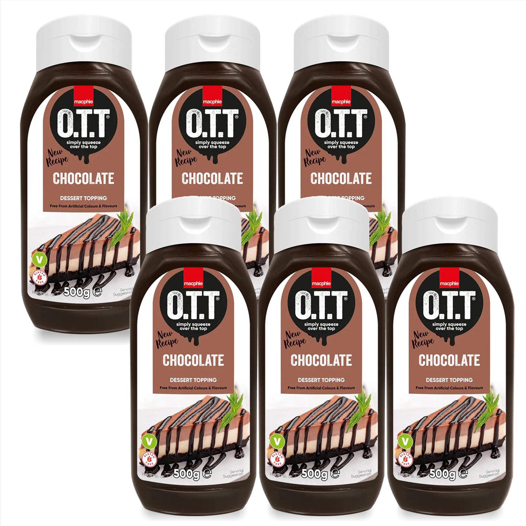 Macphie O.T.T Chocolate Dessert Topping Sauce 500g