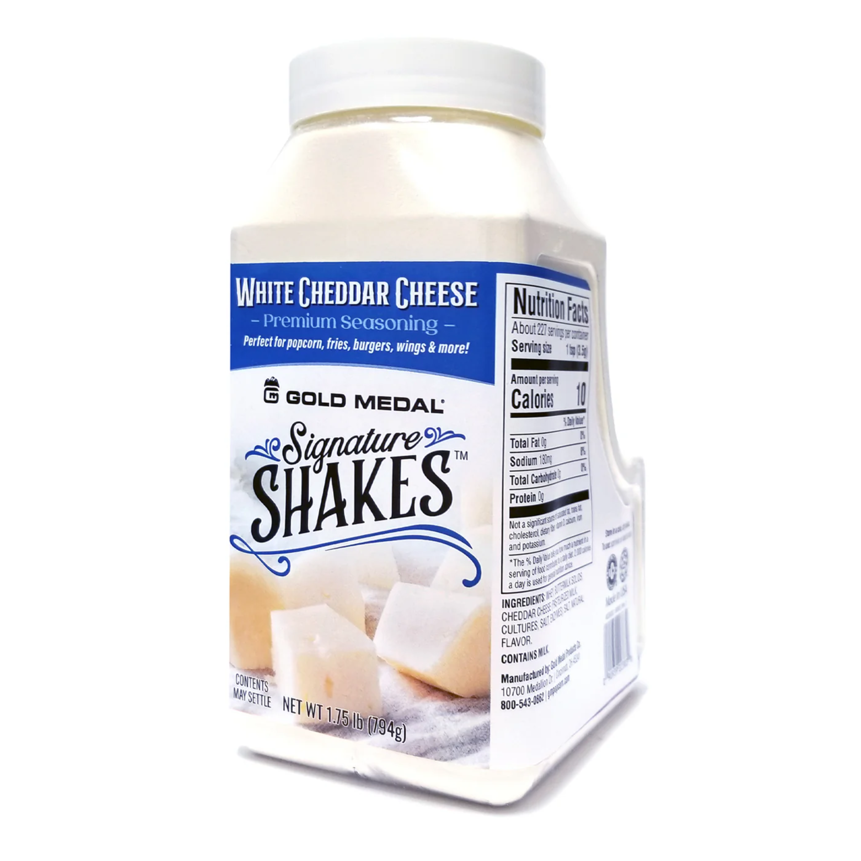 Gold Medal Signature Shakes Seasoning Bottles - White Cheddar Cheese