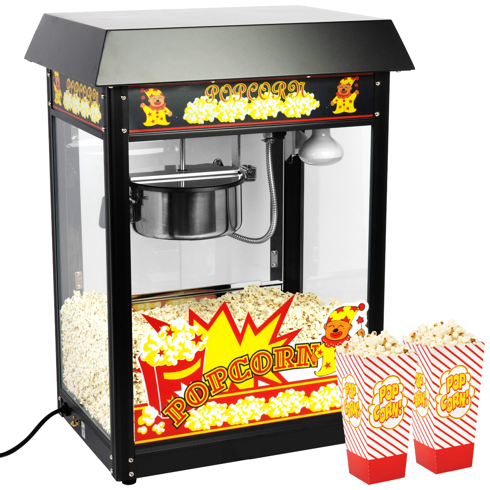 HAXRO Popcorn Machine 8oz Black