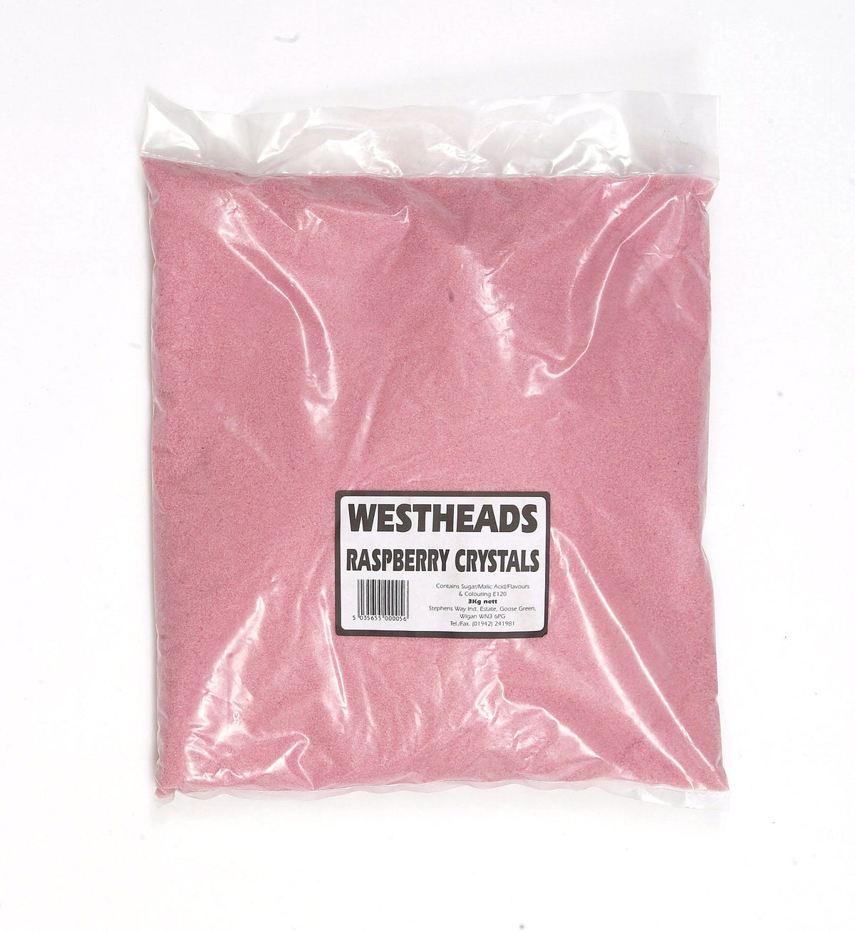 Westheads Raspberry Crystals 3kg