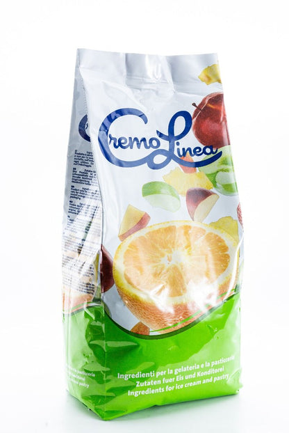 Container of Cremo Linea Technofruit, a smooth, high-fruit content preparation ideal for enhancing desserts, pastries, and ice creams with vibrant flavour and colour.