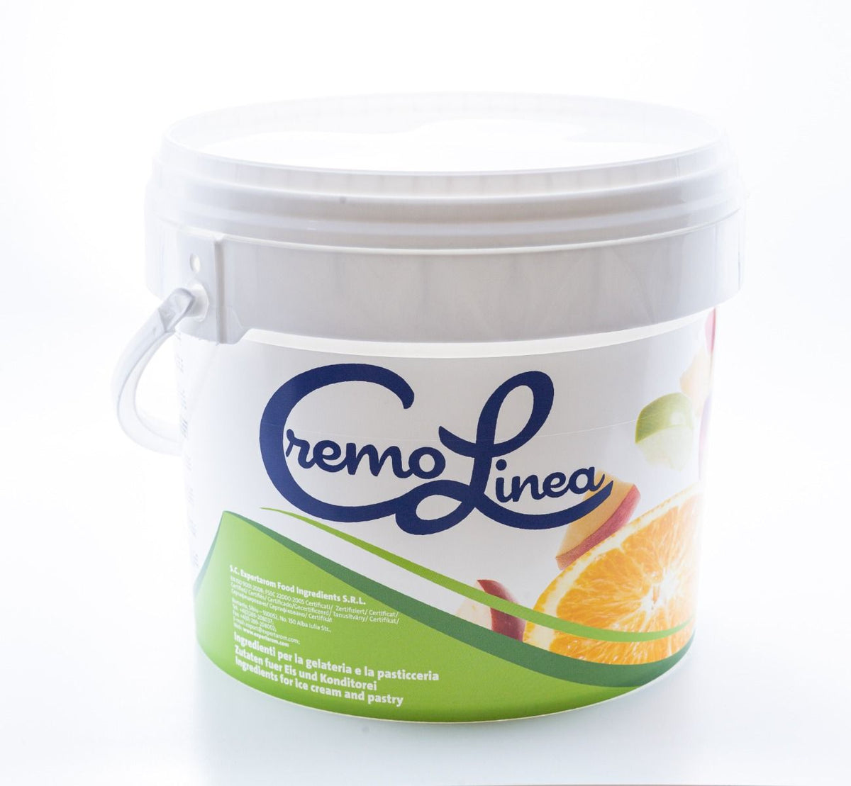 Tub of Cremo Linea Dulce de Leche paste with a rich, creamy caramel texture, ideal for flavouring gelato, filling pastries, and enhancing desserts with classic dulce de leche sweetness.