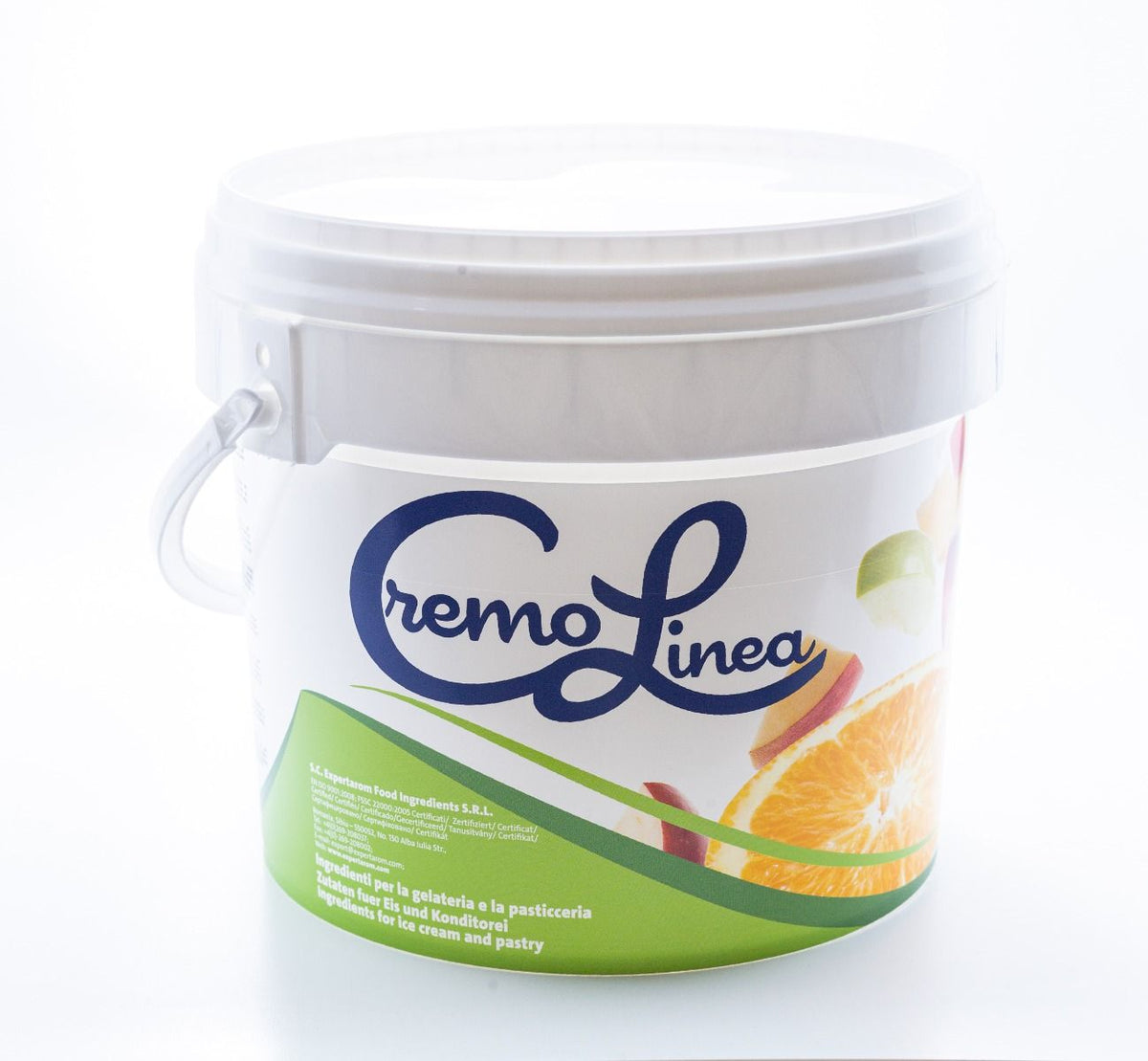 Cremo Linea Passionfruit Paste 873107 – a smooth, golden-yellow flavour paste in a professional-grade container, used for enhancing gelato, sorbets, and desserts with a vibrant tropical taste.