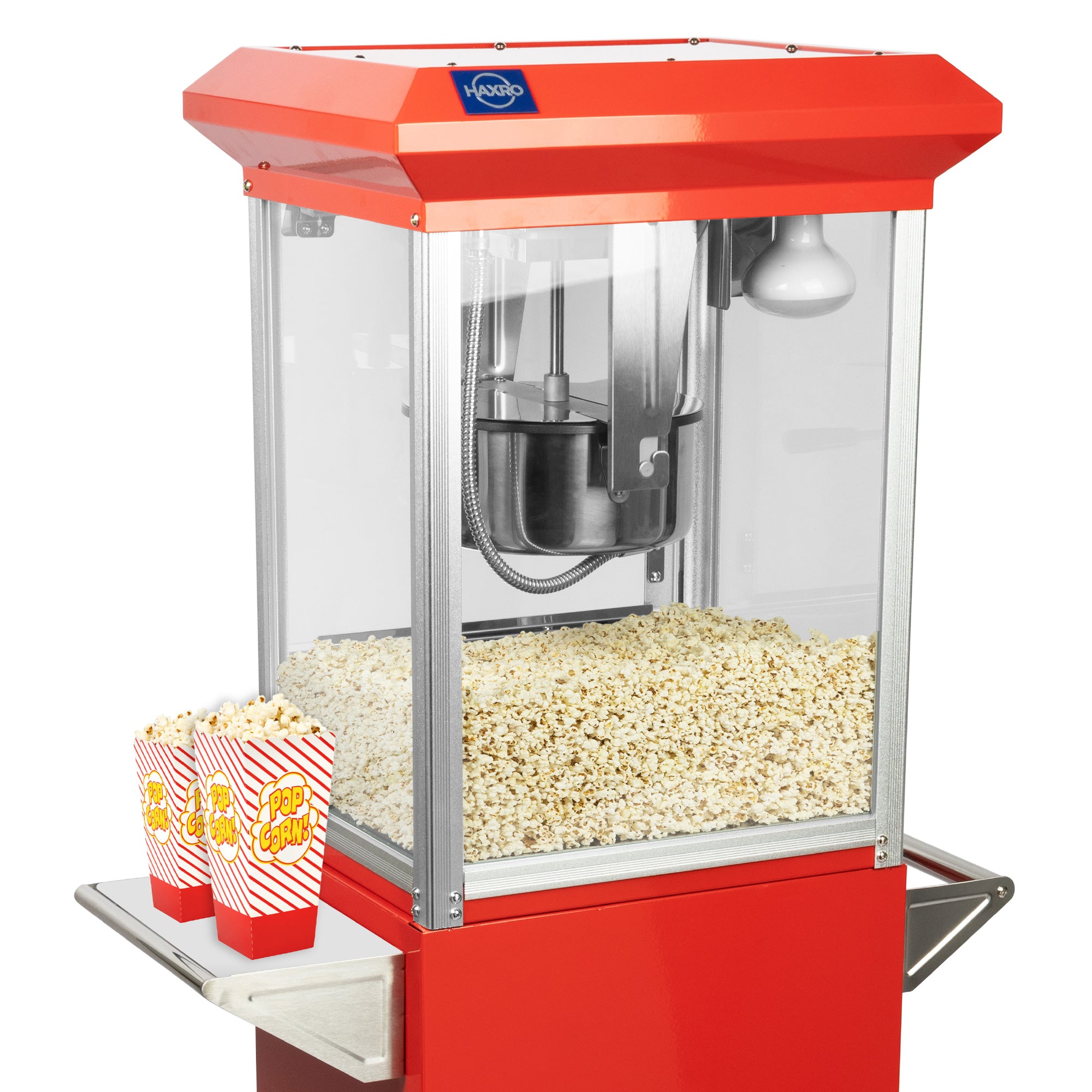 HAXRO Popcorn Machine & Cart 8oz - Red