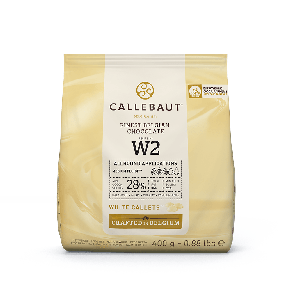 CALLEBAUT White Chocolate Callets 400g