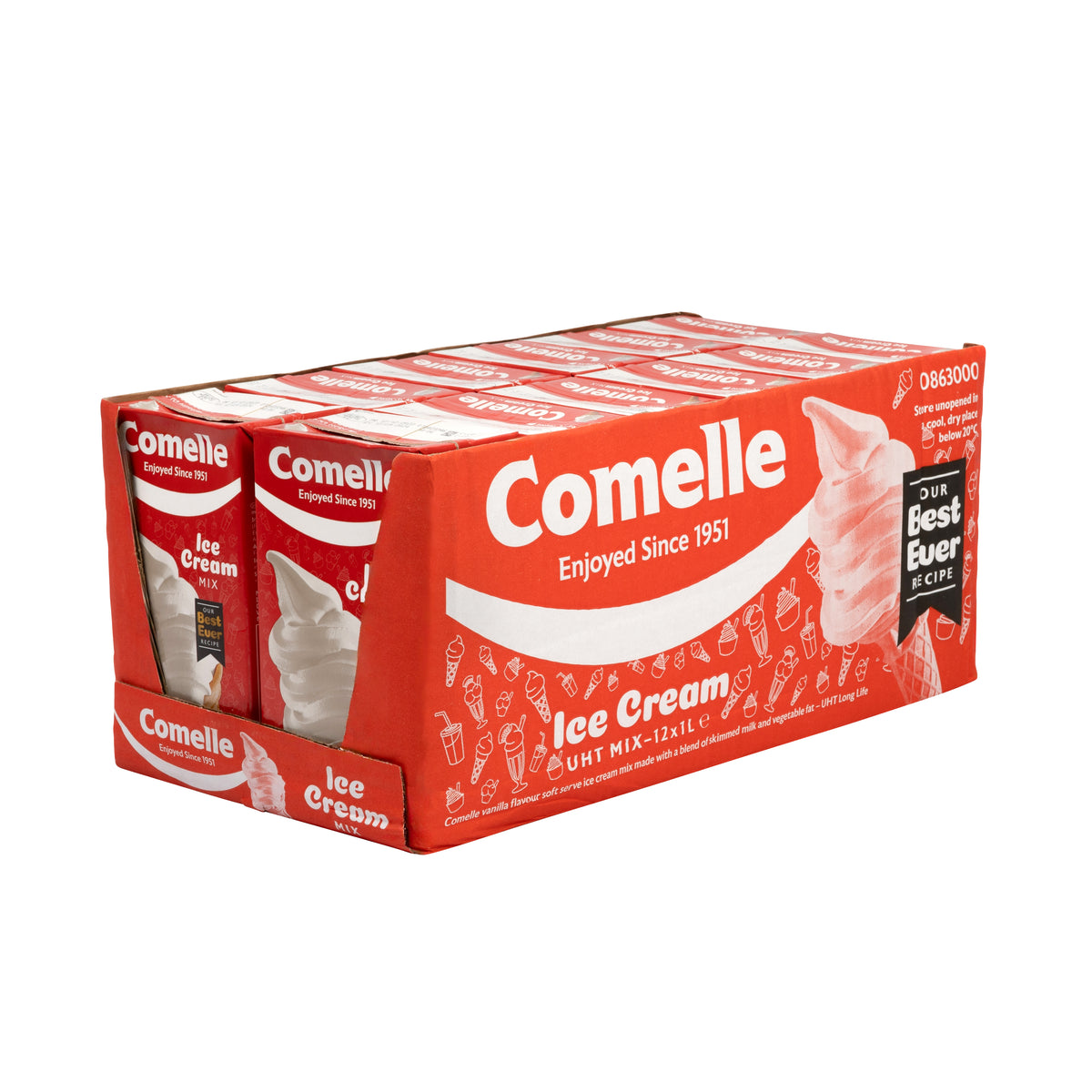 Comelle Ice-Cream Mix 12 x 1L