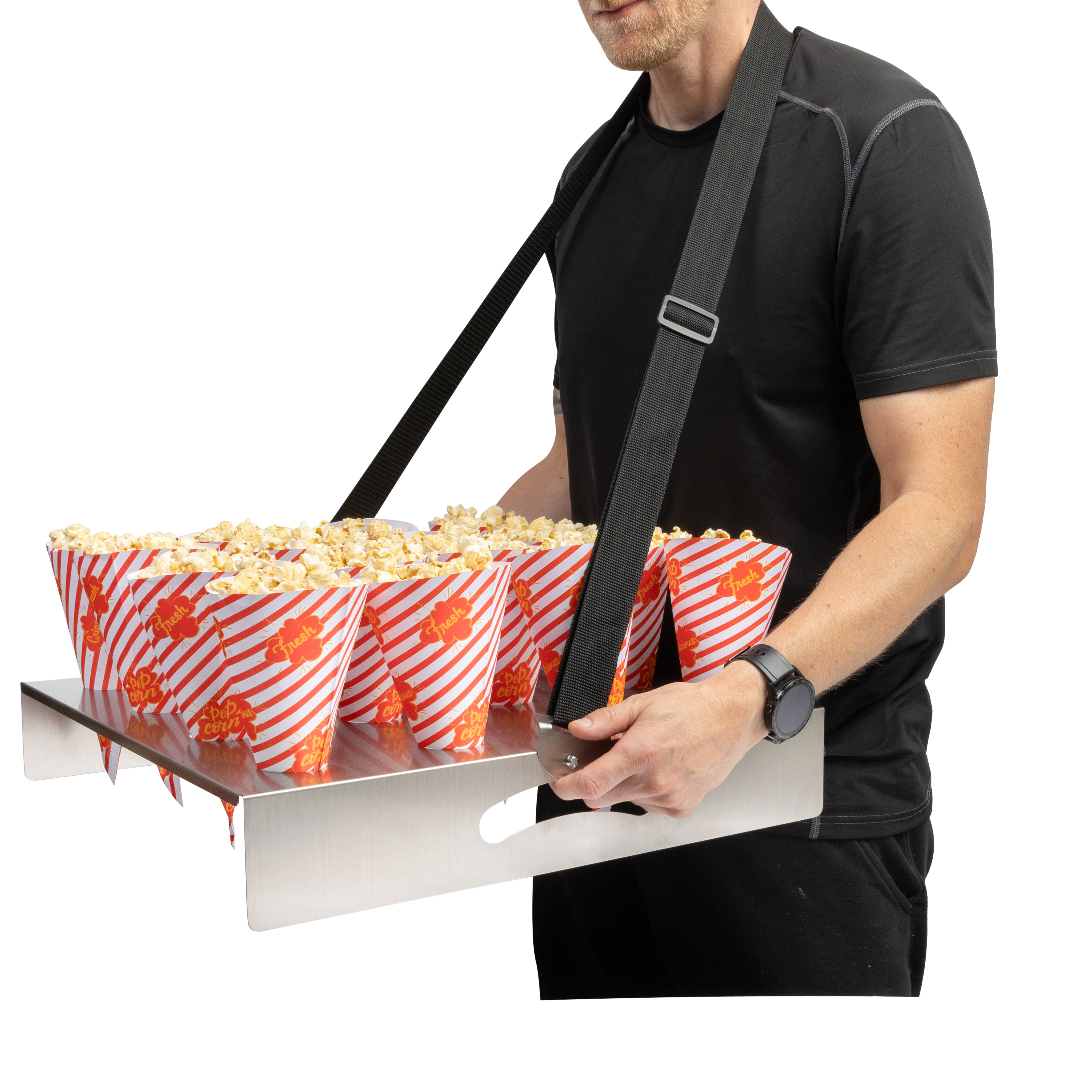 Popcorn cone holder