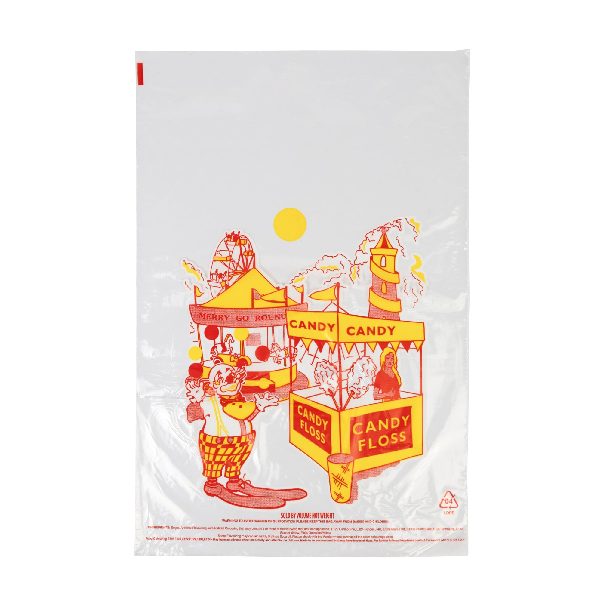 DEXLO Funfair Candy Floss Bags - Pack of 1000
