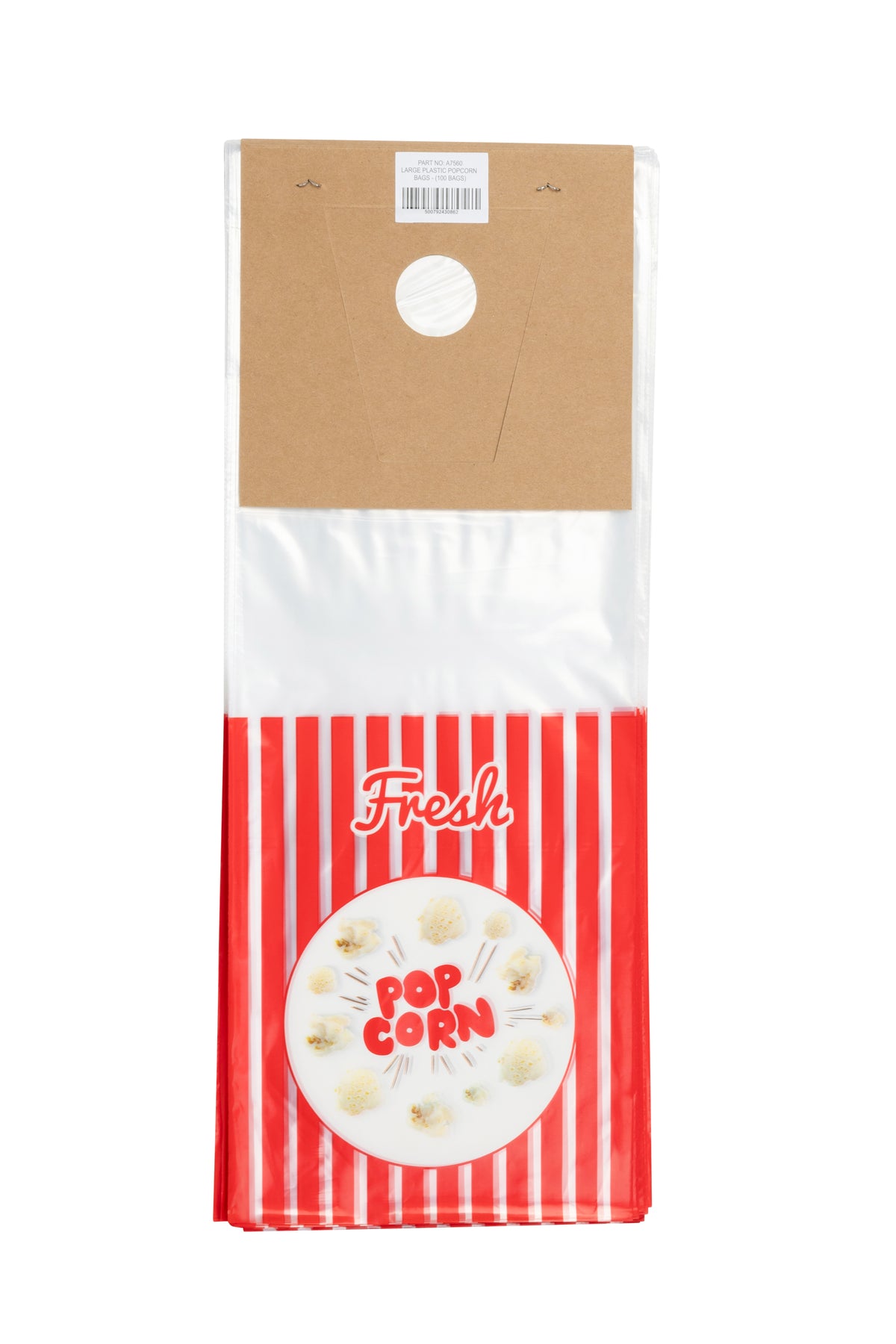 DEXLO Large Plastic Popcorn Bags - 1000 Bags