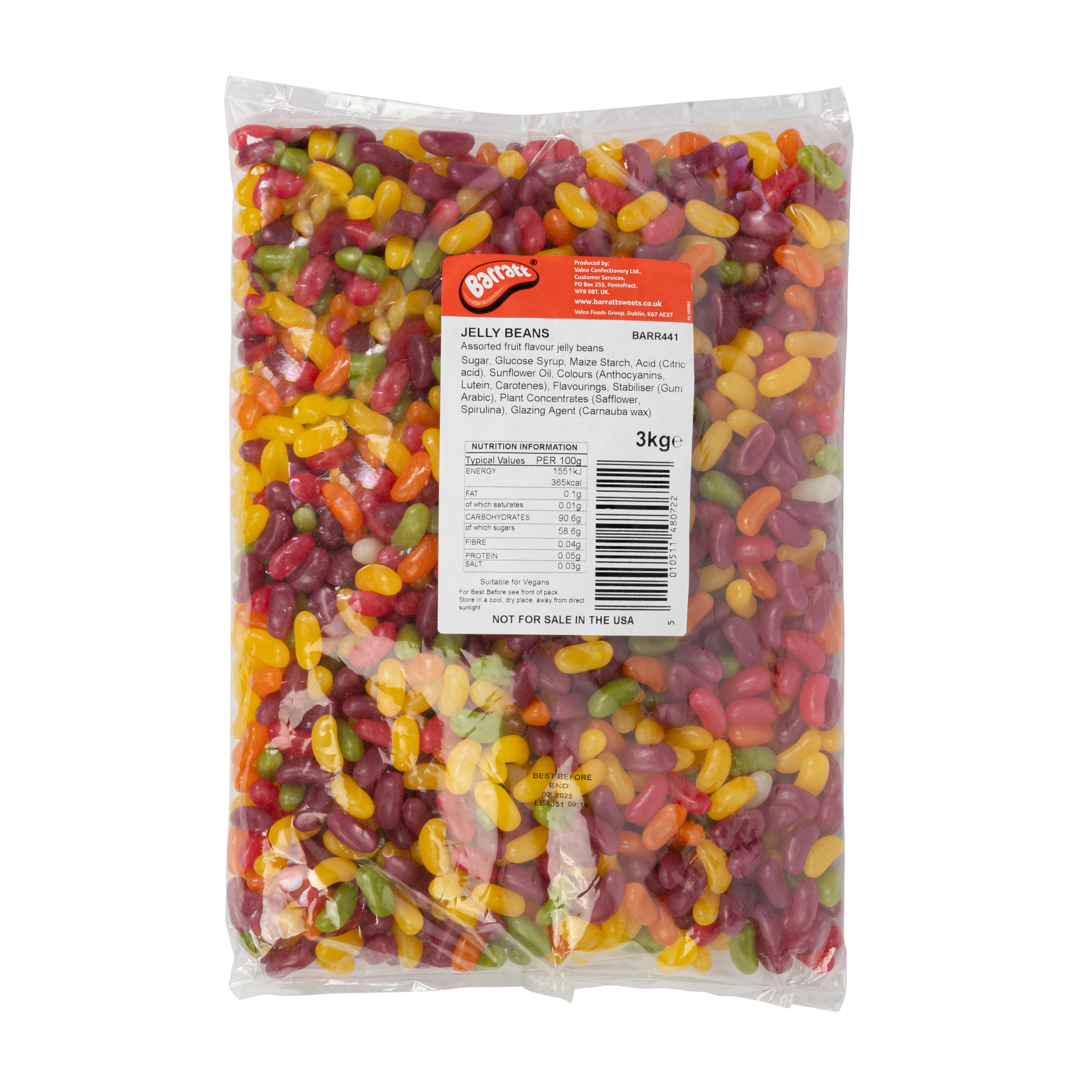 Barratt Jelly Beans 3kg