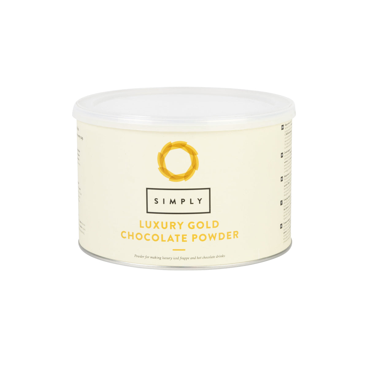 Simply Luxury Gold Chocolate Powder 1kg Tin BB June