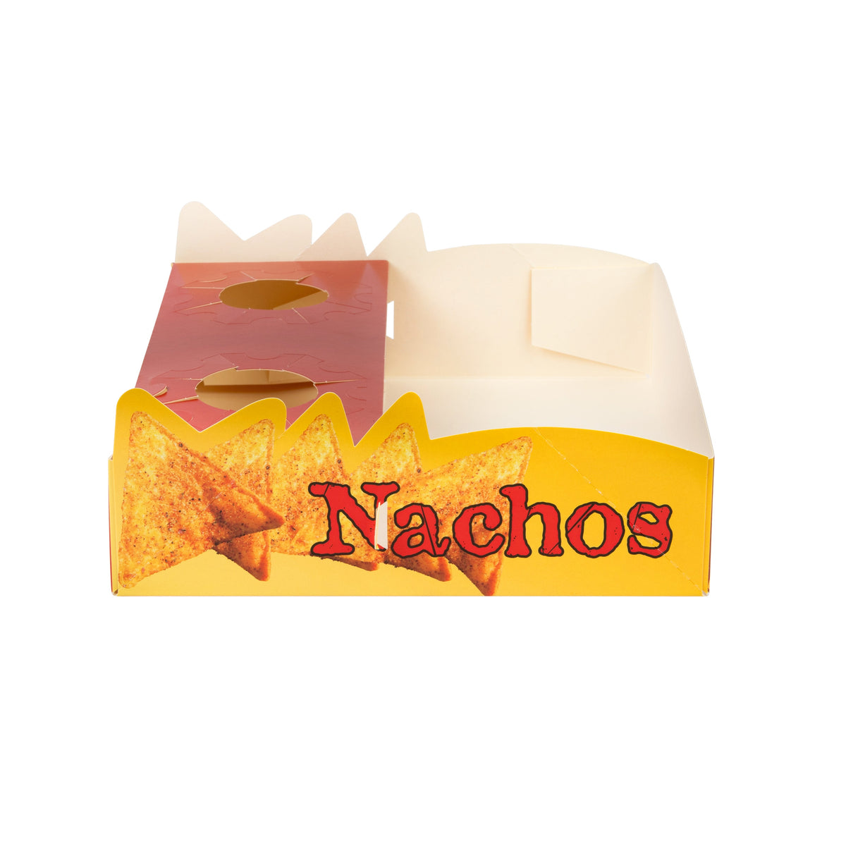 PCO Nacho Tray - Cardboard 3 Compartments 250 Per Box