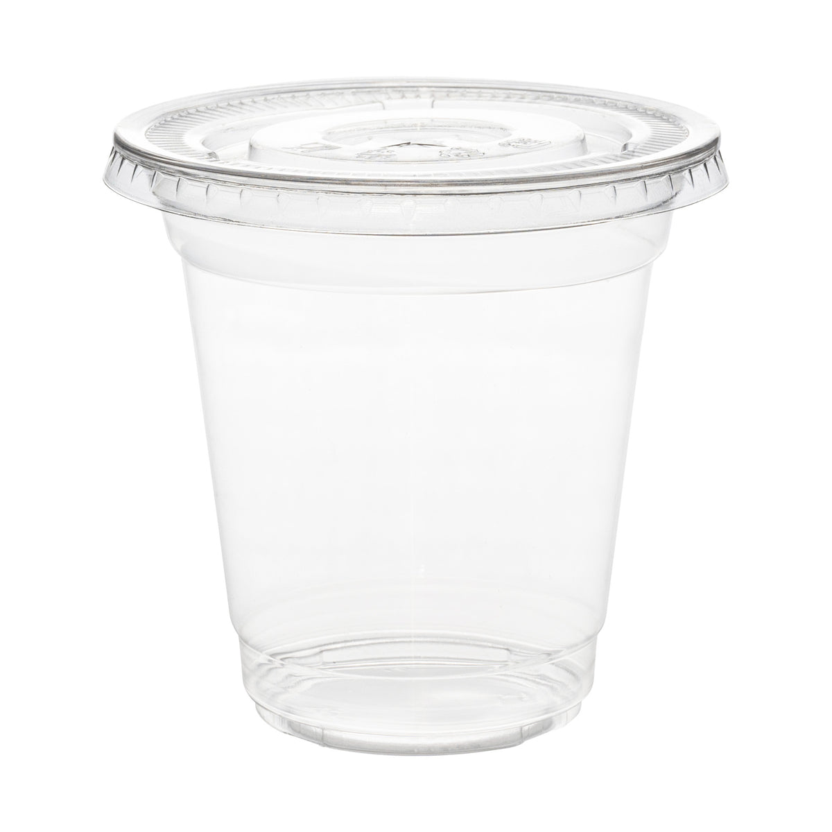 HERALD Clear Smoothie Cup RPET 12oz with Lids - Pack of 1000