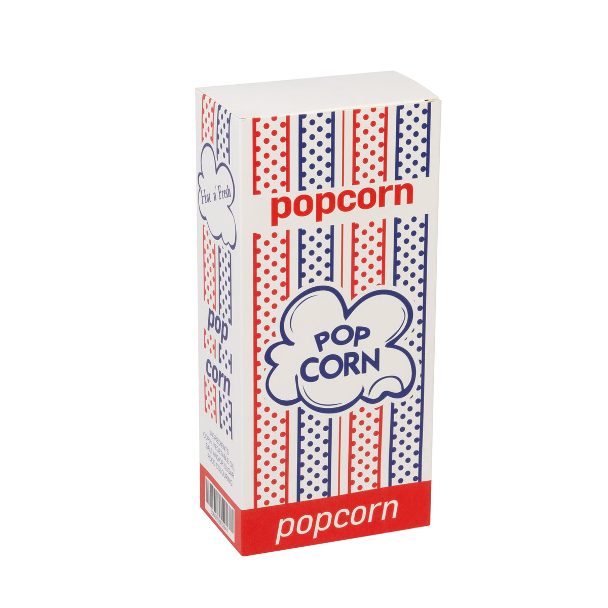 DEXLO 2oz Popcorn Boxes with Fold-up Lids - Pack of 250