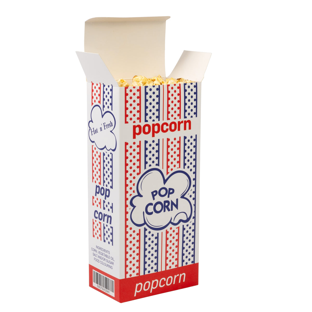 DEXLO 2oz Popcorn Boxes with Fold-up Lids - Pack of 250