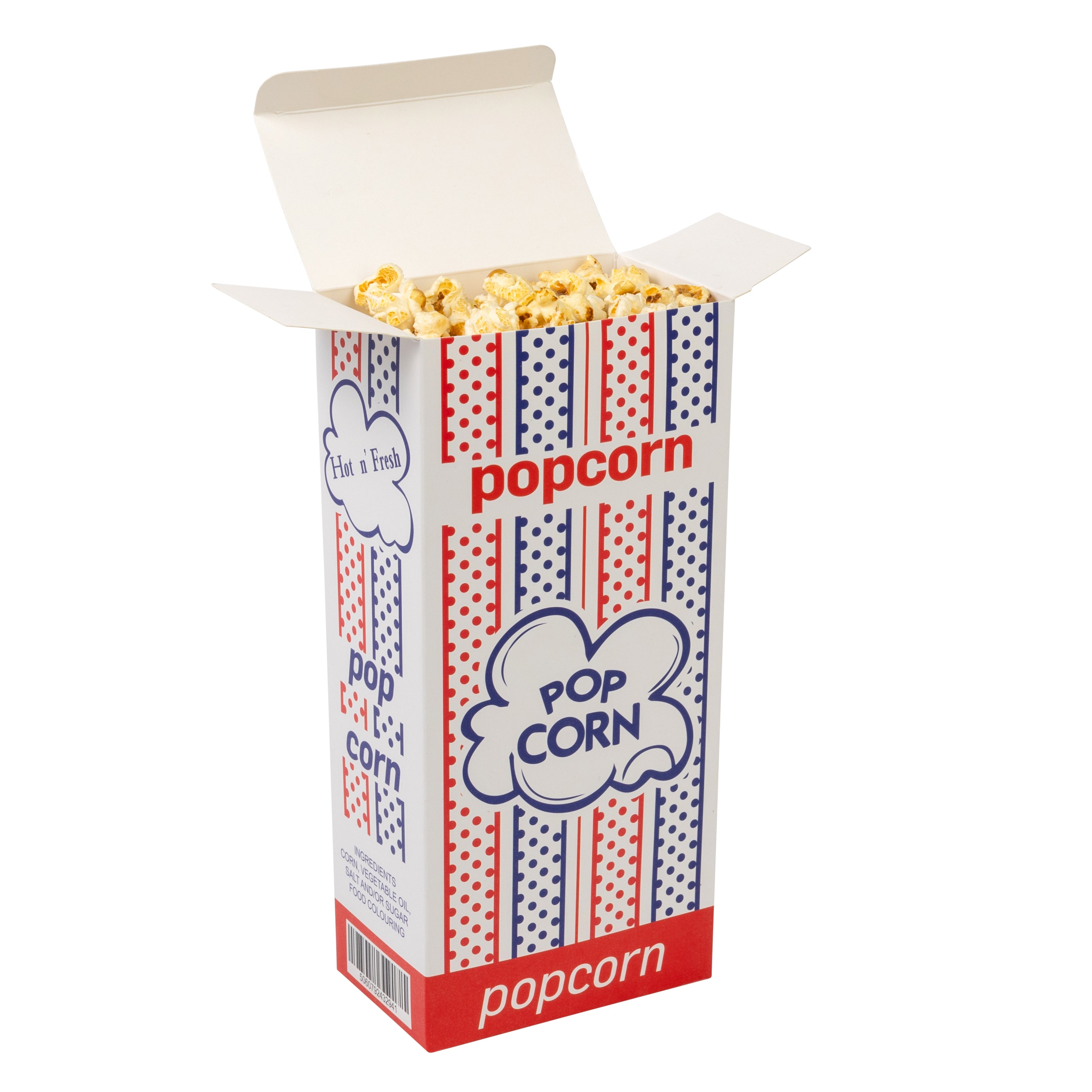 2oz Popcorn Boxes with Fold-up Lids (Pack of 250)