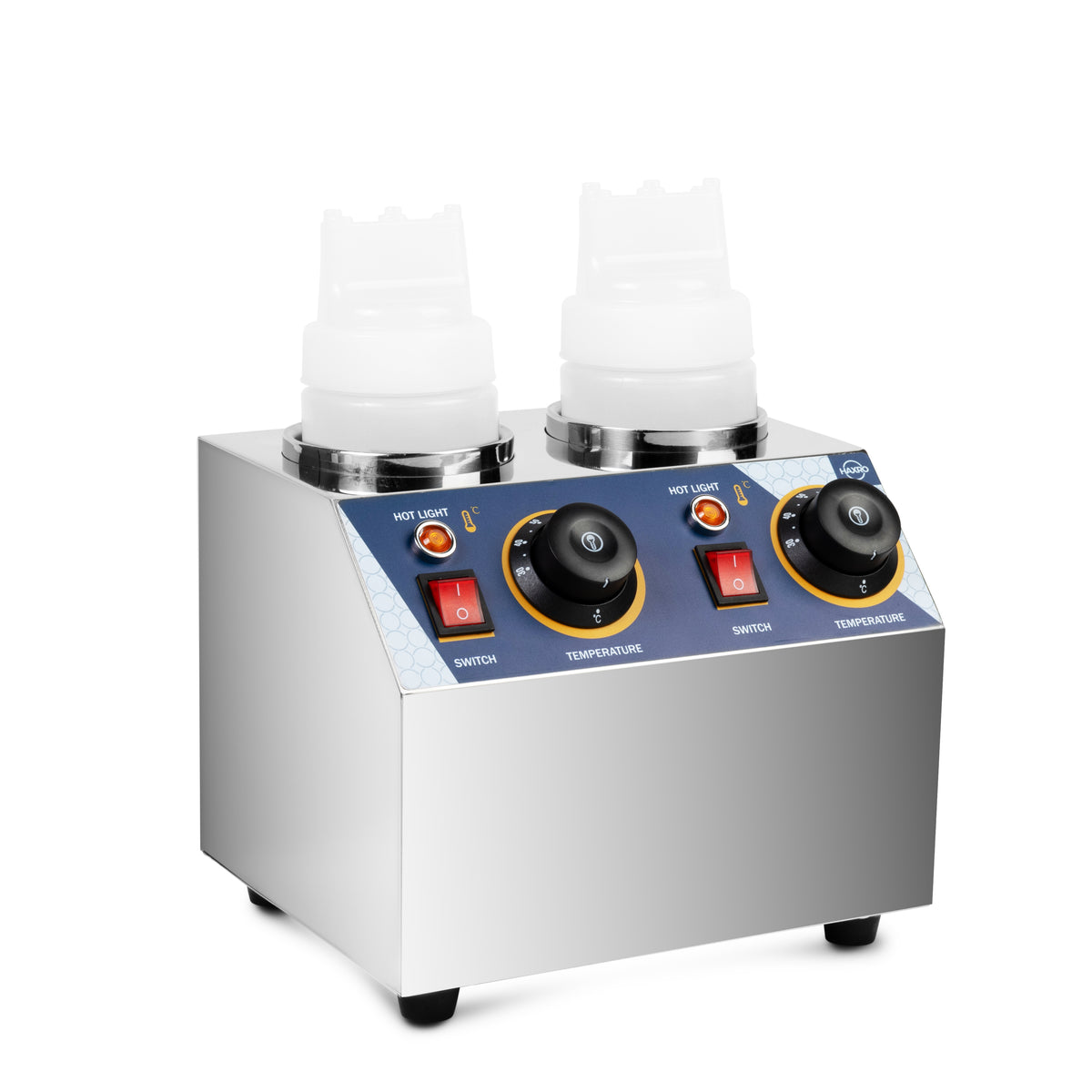 HAXRO 2 Compartment Bottle Sauce Warmer