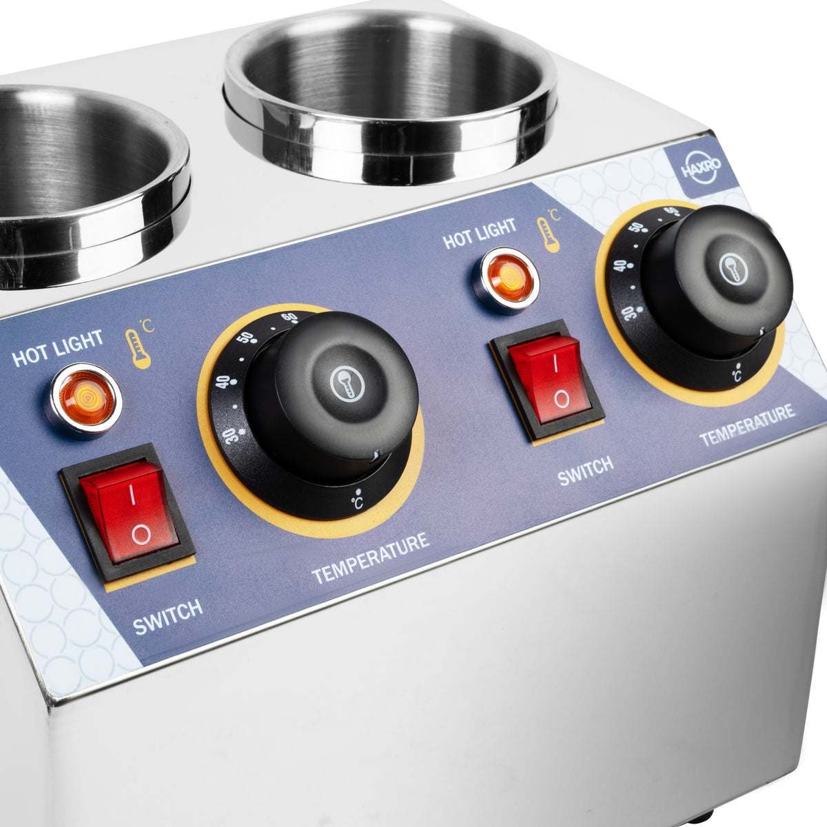 HAXRO 2 Compartment Bottle Sauce Warmer