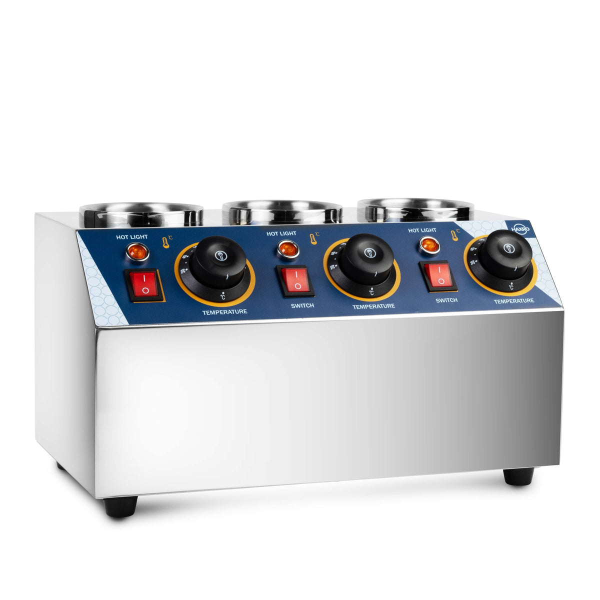 HAXRO 3 Compartment Bottle Sauce Warmer