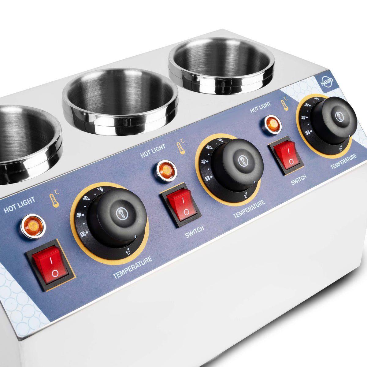 HAXRO 3 Compartment Bottle Sauce Warmer