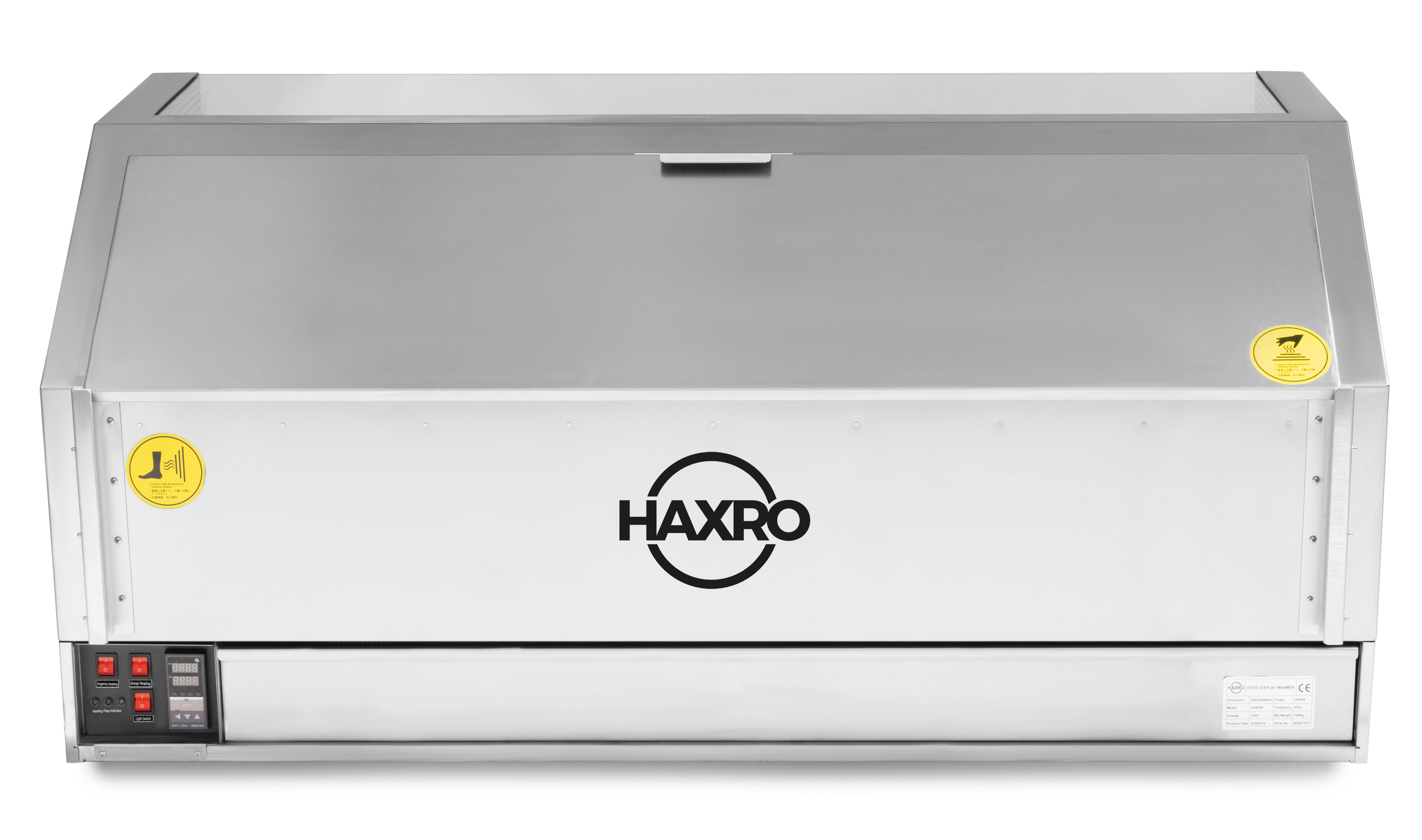 HAXRO Counter Display Popcorn Warmer 150cm Automatic - 5 Compartments