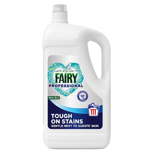 Fairy Professional laundry detergent bottle on a white background